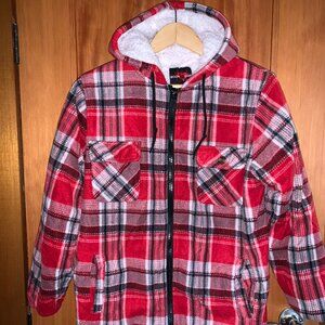 Body 10der Plaid Fleece Hoodie